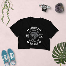 Load image into Gallery viewer, Black Classic OG Logo Women's Crop Top